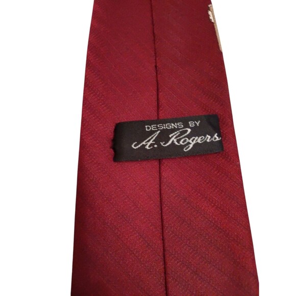 Photographer Vintage Camera Silk Necktie Camera Maroon - Picture 3 of 3